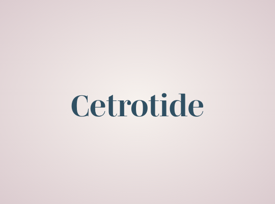 Cetrotide - Schraft's 2.0