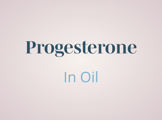 Progesterone in Oil - Schraft's 2.0