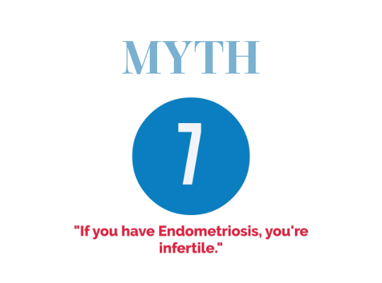 Myth #7 - If you have Endometriosis, you're infertile